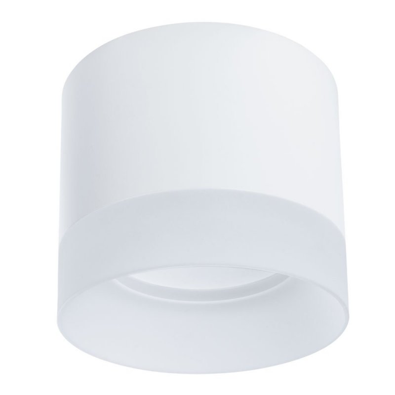 Белый накладной потолочный светильник цилиндр «Castor» A5554PL-1WH