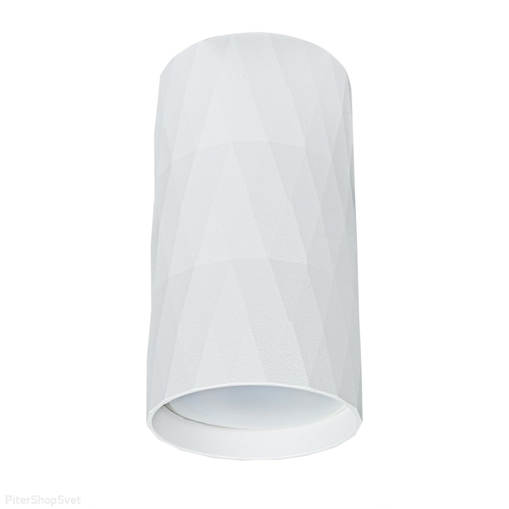 Белый накладной потолочный светильник цилиндр «Fang» A5557PL-1WH