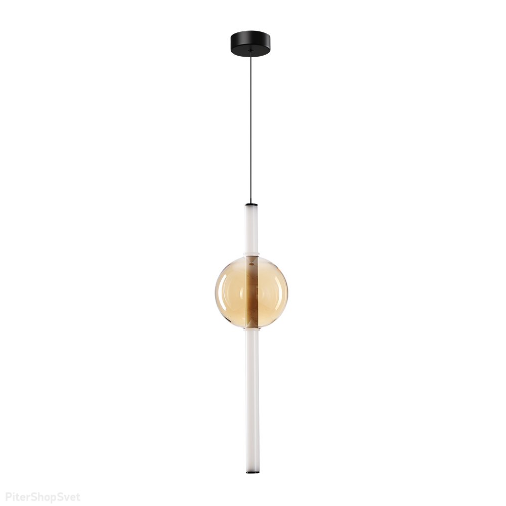 Светодиодный подвесной светильник стержень с шаром «RIGLA» A6839SP-12AM