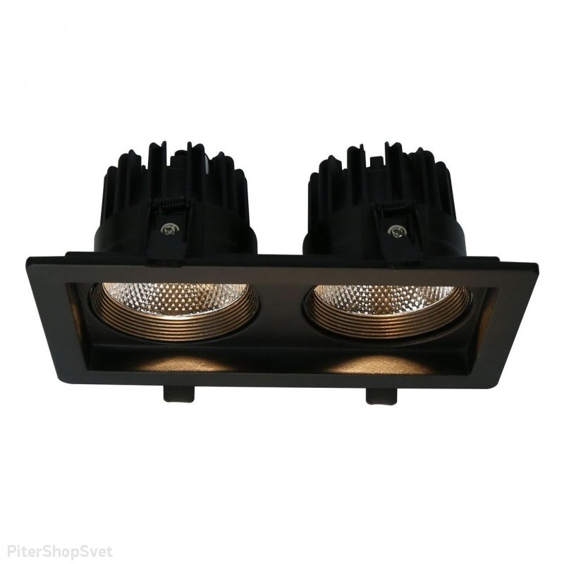 Встраиваемый светодиодный светильник «Privato BK» A7007PL-2BK