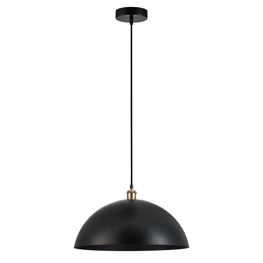 Купольный подвесной светильник из металла «Cappello» A7056SP-1BK