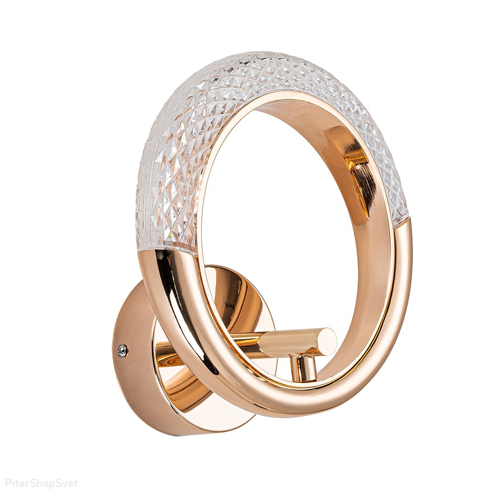 Настенный светильник кольцо золотого цвета 4Вт 4000К «MONTANA» A7777AP-1GO