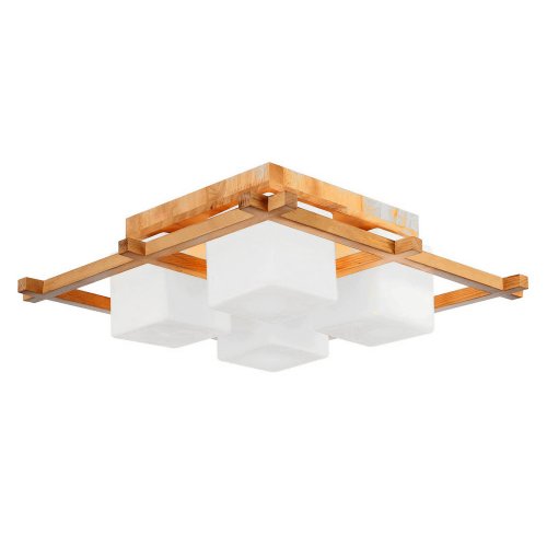 Люстра с деревянный основанием A8252PL-4BR WOODS Arte Lamp