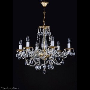 Хрустальная люстра со свечами DEMETER VI. POLISHED CE