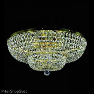 Хрустальная потолочная люстра GEENA DIA 600 POLISHED SP