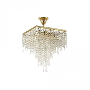 Хрустальная люстра на основании золотого цвета Prima E 1.3.30X30.600 G