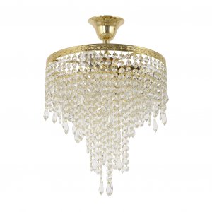 Люстра с хрустальными подвесками Prima E 1.3.30.600 G