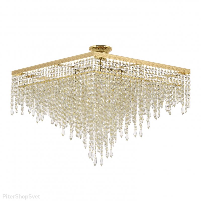 Люстра на квадратном основании Prima E 1.3.50X50.600 G