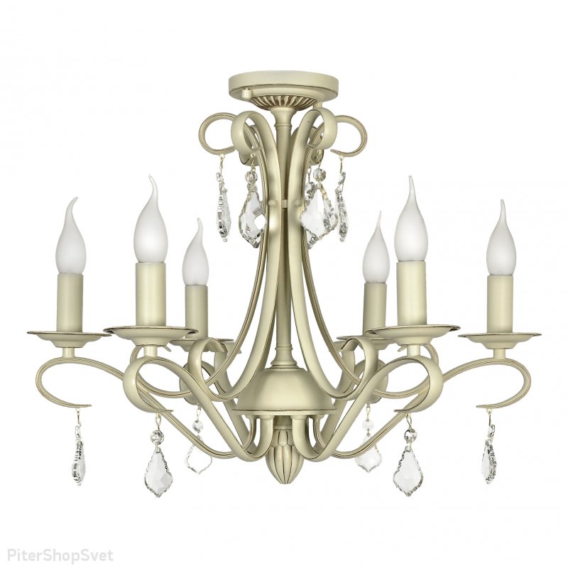 Кремовая люстра Viticella E 1.1.6.602 C