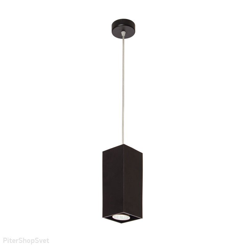 Черный подвесной светильник «Tubo» Tubo Square S2 12