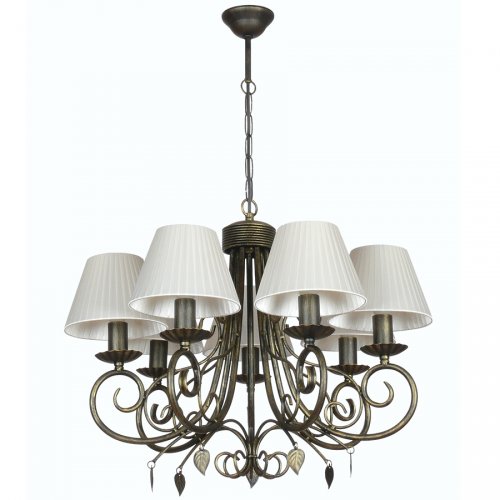 Люстра из металла коричневого цвета 10107-7L коттедж Аврора
