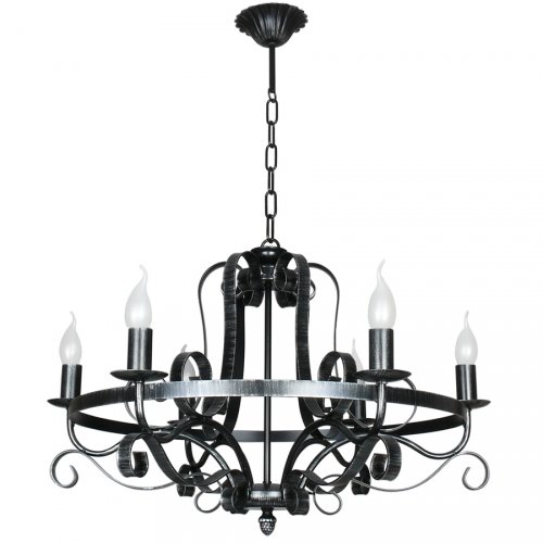 Подвесная люстра со свечами 10111-6L палермо Аврора