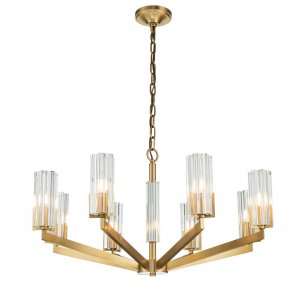 Подвесная люстра из латуни «Malone»