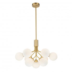 Люстра на штанге с плафонами шар «Bryson»