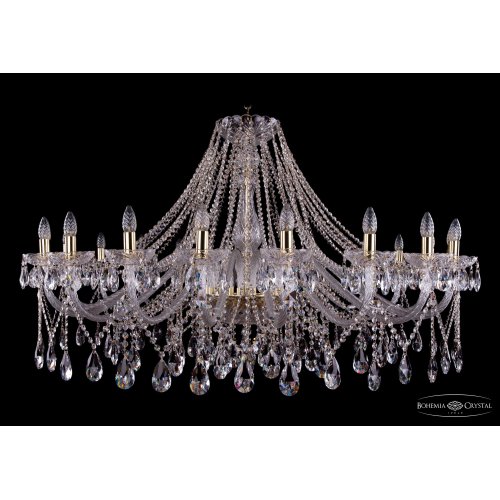 Большая подвесная хрустальная люстра 1413/20/530-80/G