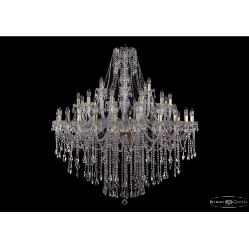 Хрустальная большая люстра 1415/24+12+6/460-140/G