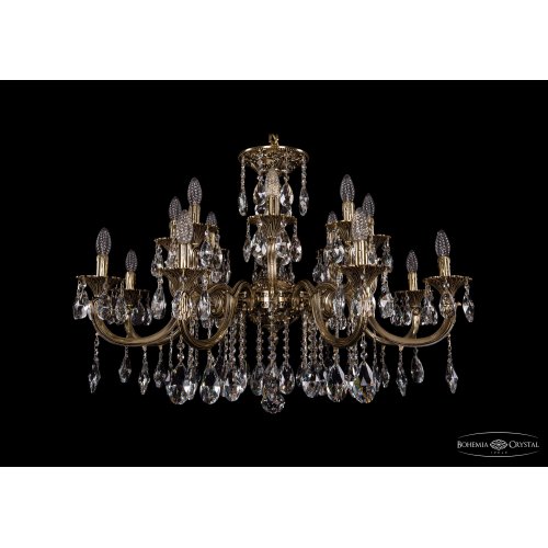 Люстра хрустальная 1702/8+8/335+150/A/GB