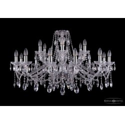 Хрустальная люстра 1413/12+6/360/Ni
