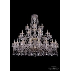 Большая подвесная хрустальная люстра 1413/20+10+5/530-135/G