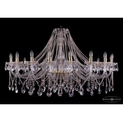 Большая подвесная хрустальная люстра 1413/20/530-80/G