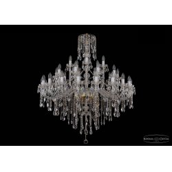 Хрустальная большая люстра 1415/20+10+5/400-128/G