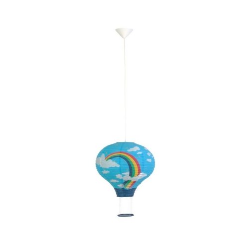 Бумажный подвесной светильник воздушный шар с радугой 73370A03 Rainbow Brilliant