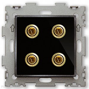 Розетка аудио Hi-End «Эстетика чёрный»
