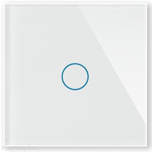 Панель для сенсорного выключателя на одну линию в многопостовую рамку «Практика белый»