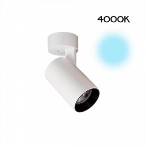 Белый накладной поворотный светильник 7Вт 4000К «Тубус»