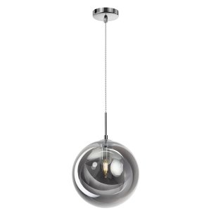 подвесной светильник с дымчатым плафоном шар 25см «Томми»