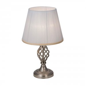 Настольная лампа с хромированным основанием «Вена»