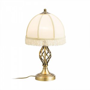 Настольная лампа с белым абажуром «Базель»
