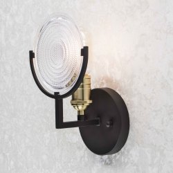 Бра на основании черного цвета CL445311 Тесла