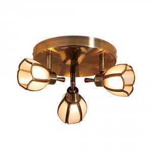 Тройной спот на круглом основании «альтен»