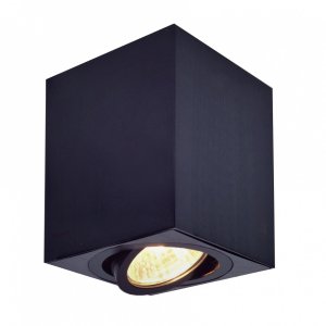 Чёрный накладной потолочный светильник «Дюрен»