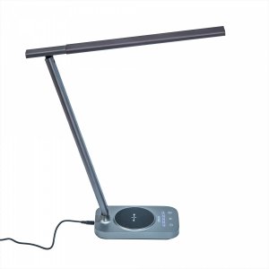 Настольная лампа с USB и Qi беспроводной зарядкой «Ньютон»