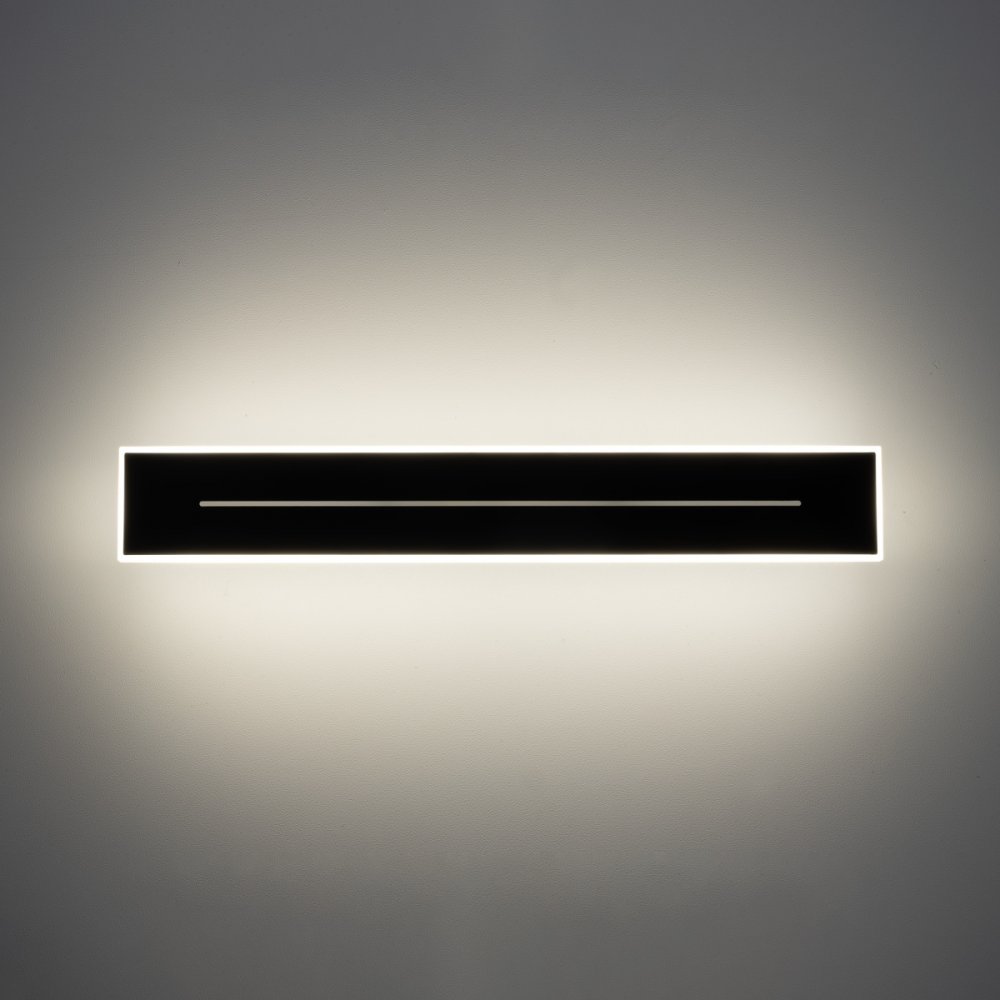 Плоский настенный светильник подсветка 16Вт 3000/4000/5500К «Тринити» CL238641