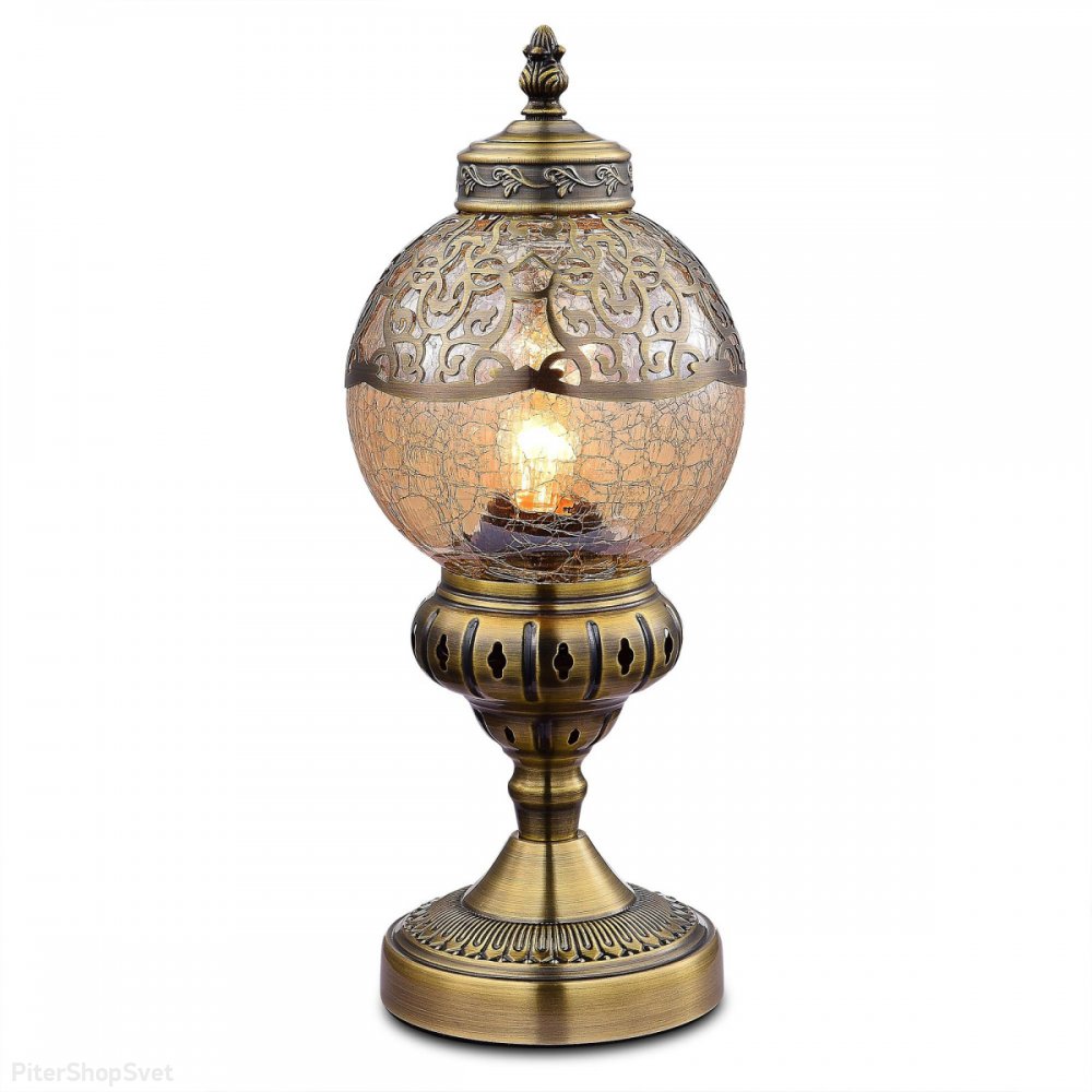 Настольная лампа с плафоном кракле «Каир» CL419813