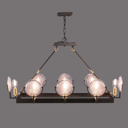 Люстра с лампами в виде фар «Тесла» CL445281