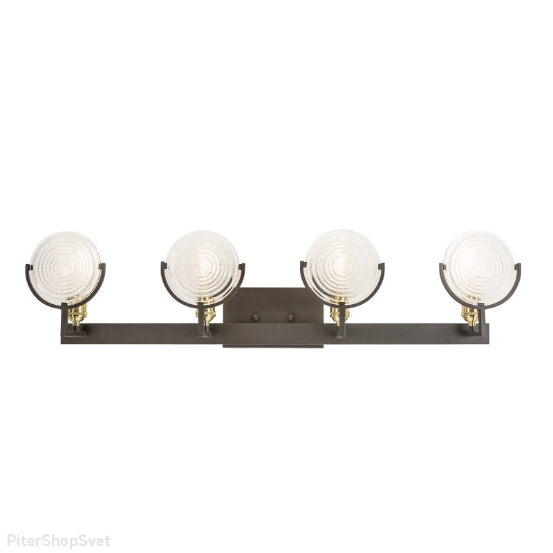 Бра на арматуре черного цвета «Тесла» CL445341