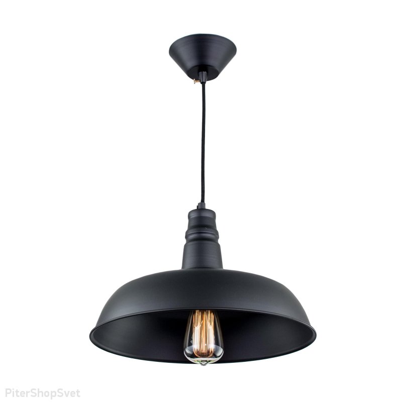 Чёрный подвесной светильник «эдисон» CL450204