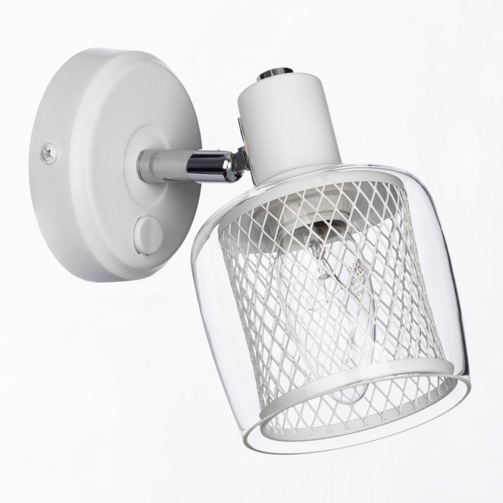 Белый поворотный настенный светильник «Смит» CL530510