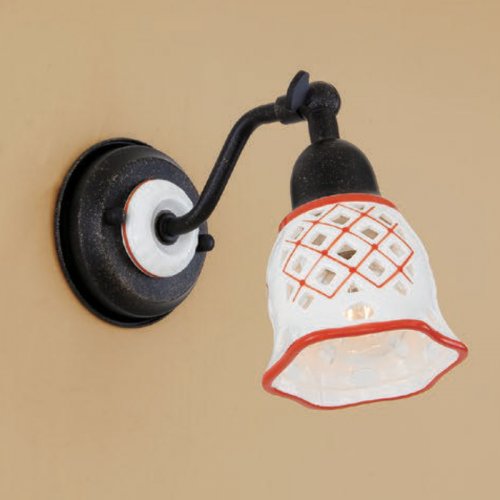 Бра с красным узором CL534513 Ажур CitiLux