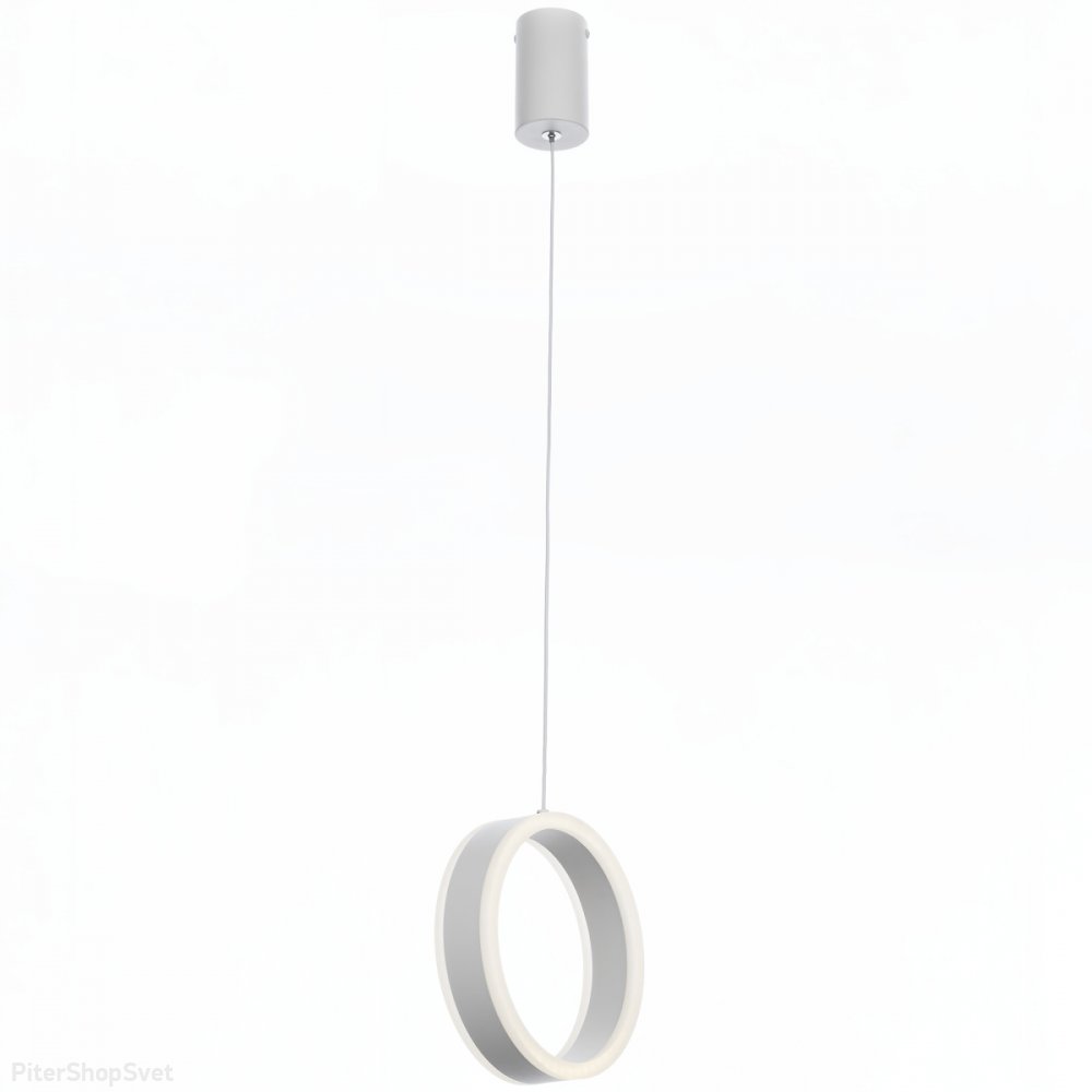 Белый подвесной светильник кольцо 20см 20Вт 4000К «Дуэт» CL719000