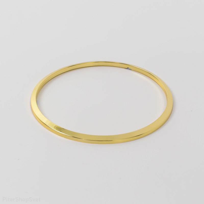 Декоративное кольцо золотого цвета «Дельта» CLD6008.2
