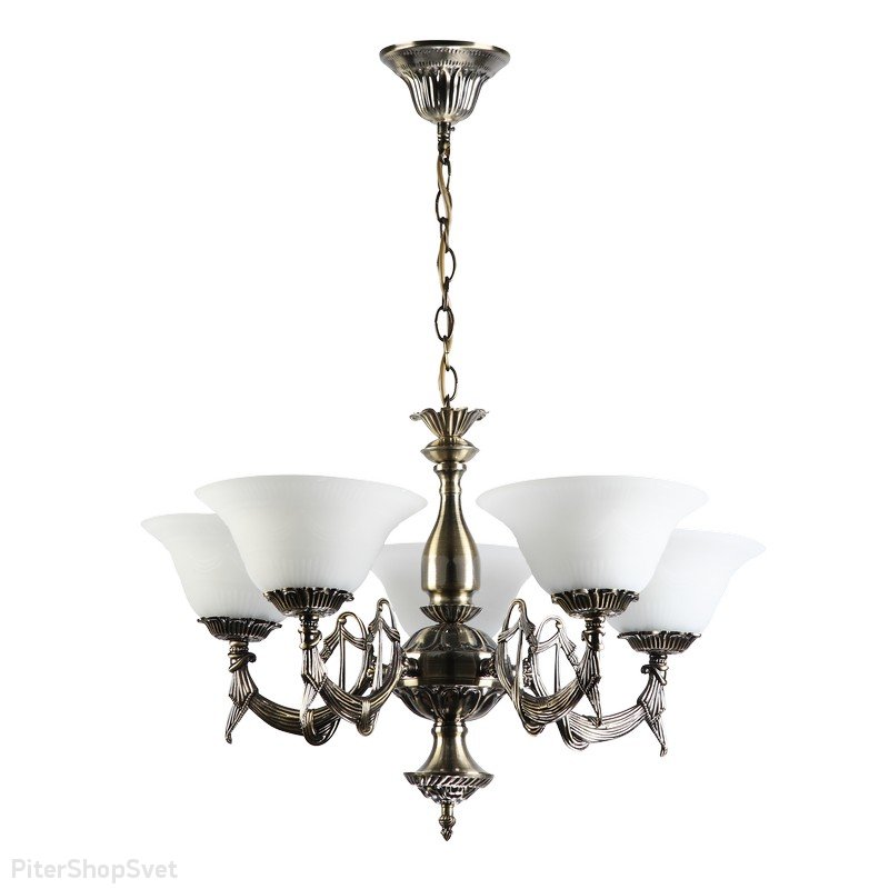 Подвесная люстра с чашами «LUIGI» 80306/5