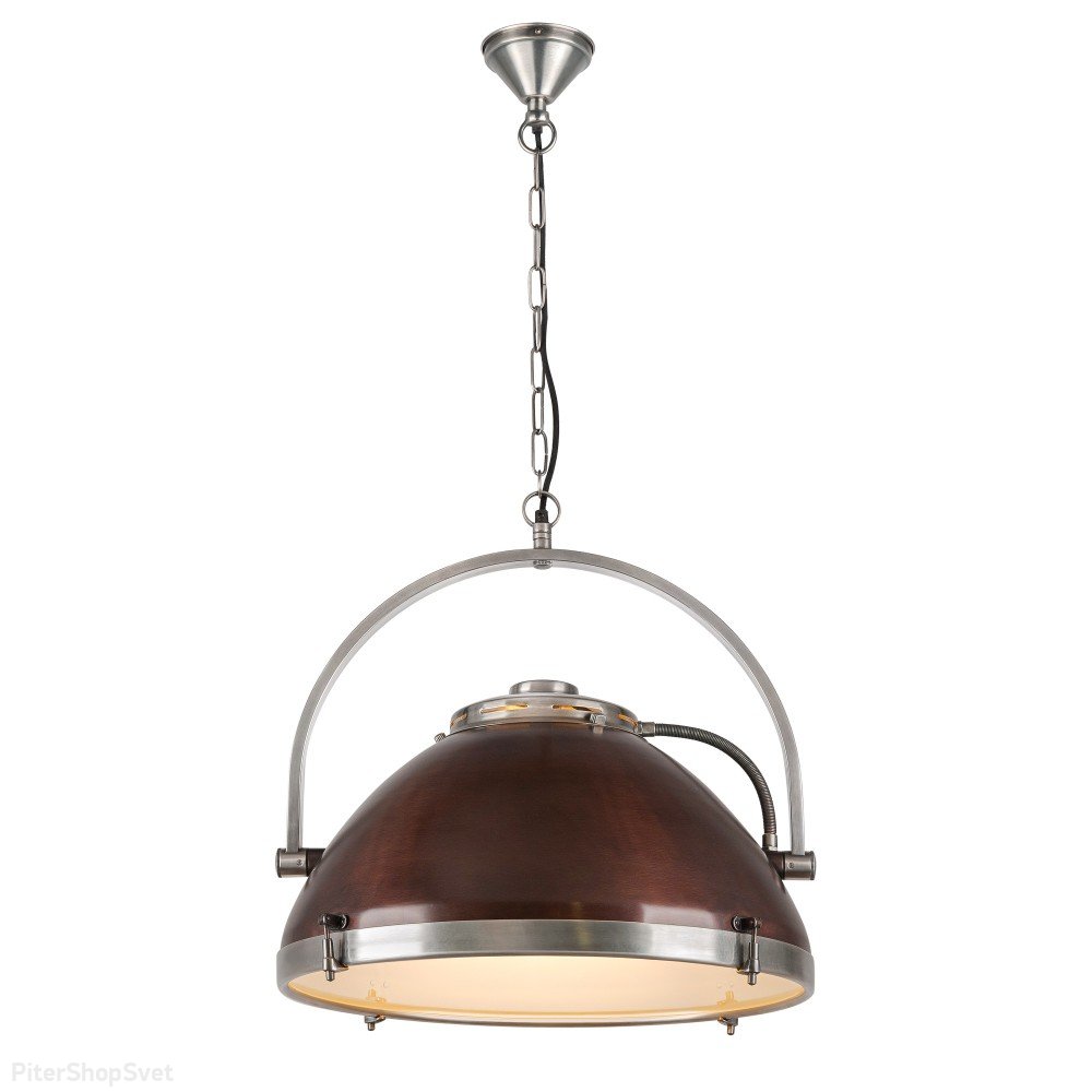 Купольный подвесной светильник из латуни PL-30201
