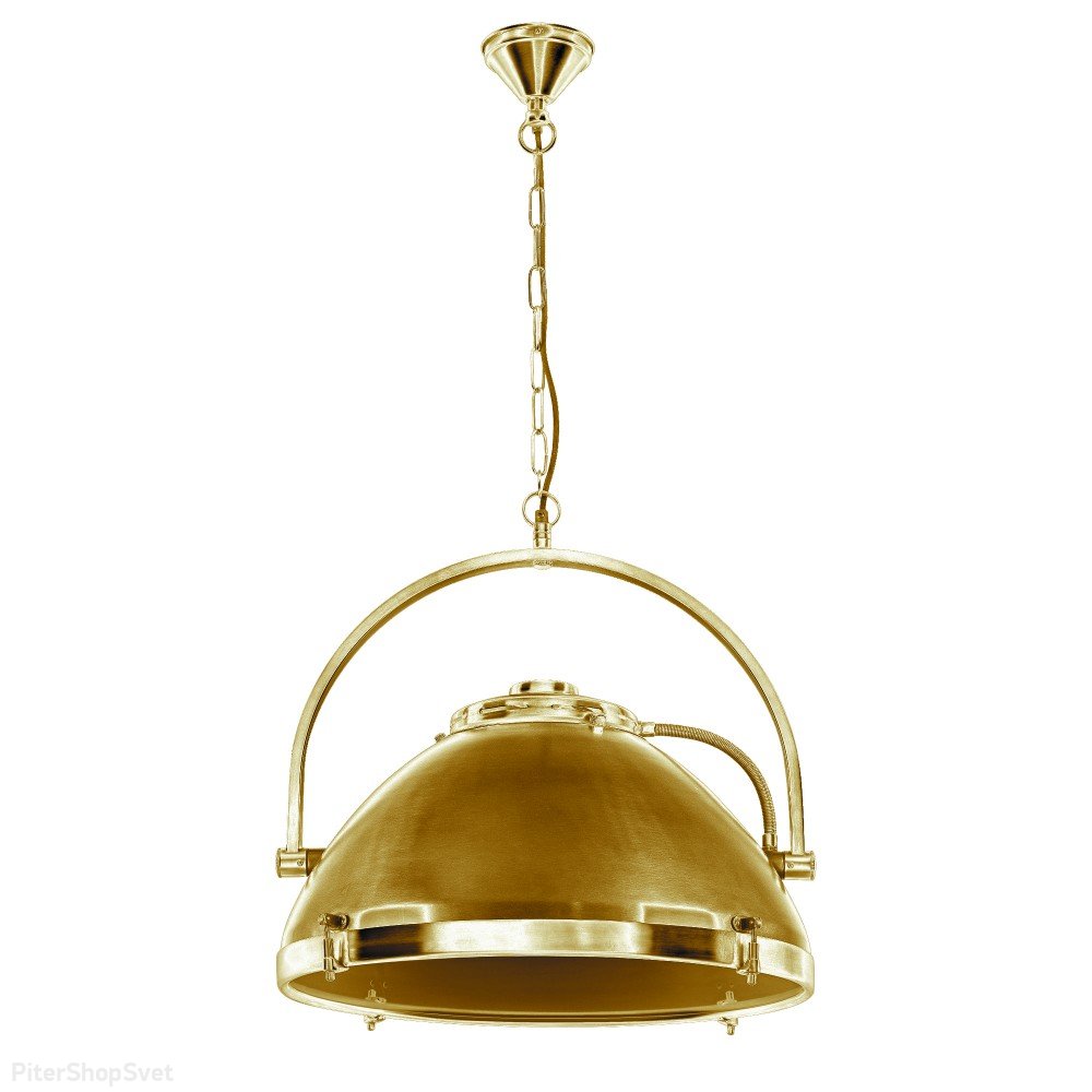Купольный подвесной светильник из латуни PL-30863