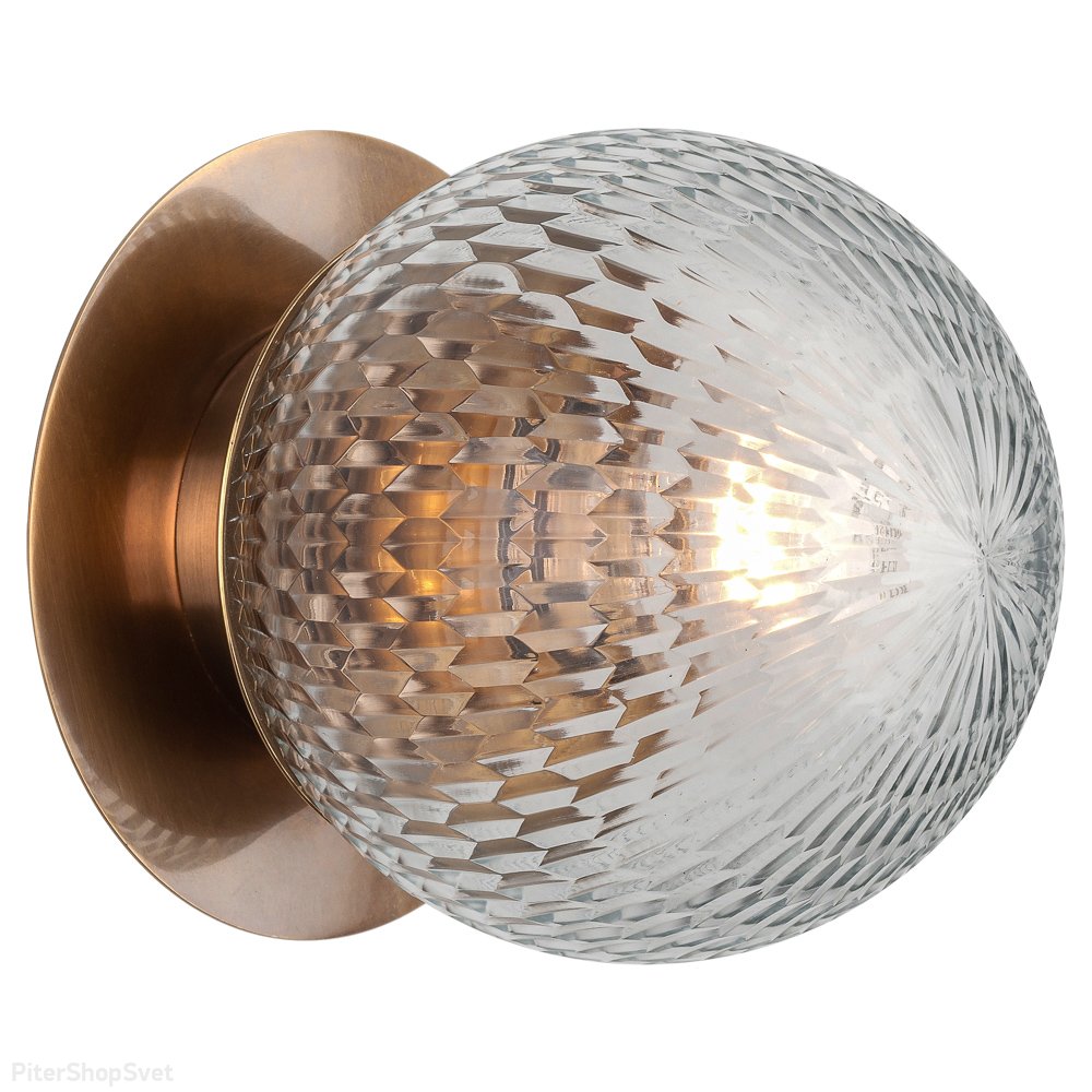 Настенно-потолочный светильник шар с влагозащитой WL-38027