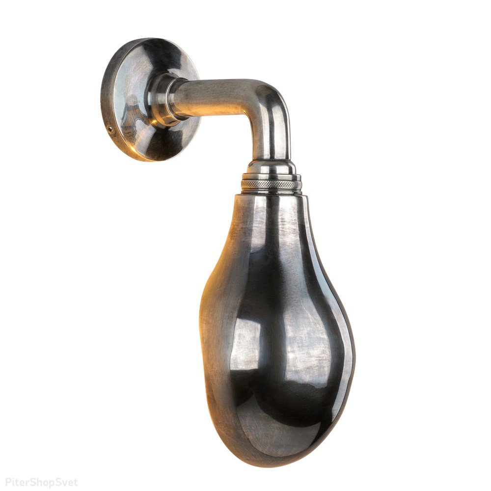 Настенный светильник из латуни цвета состаренного серебра WL-51387
